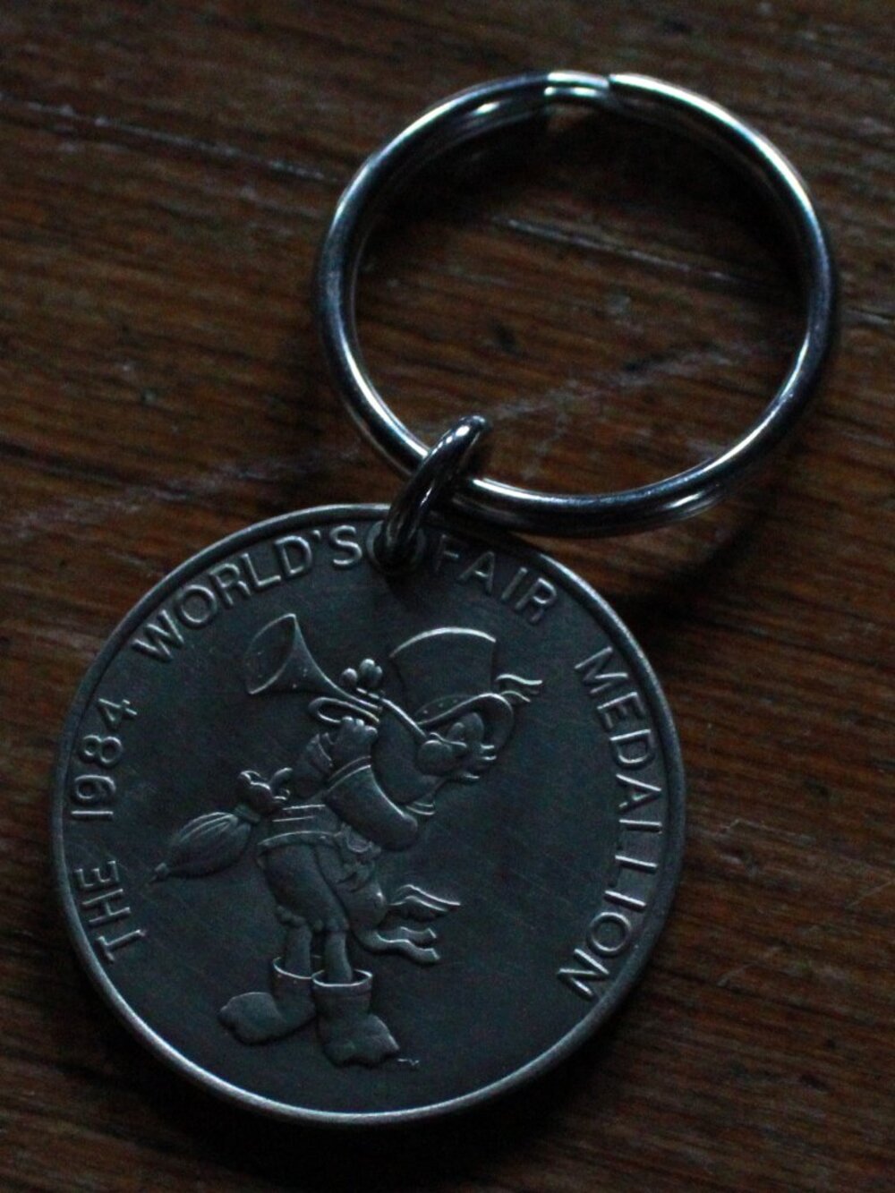 Vintage World's Fair New Orleans 1984 Medallion Keychain